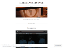 Tablet Screenshot of marsblackvintage.wordpress.com