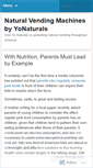Mobile Screenshot of naturalvending.wordpress.com