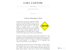 Tablet Screenshot of caracajucom.wordpress.com