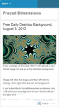Mobile Screenshot of fractaldimensions.wordpress.com