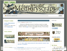 Tablet Screenshot of memoryscraps.wordpress.com