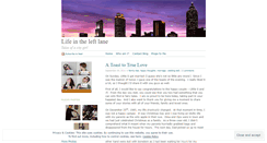 Desktop Screenshot of lifeintheleftlane.wordpress.com