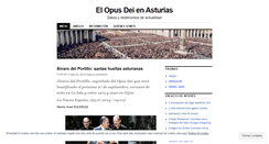 Desktop Screenshot of opusdeiasturias.wordpress.com