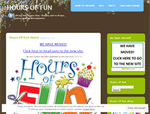 Tablet Screenshot of hoursoffun.wordpress.com