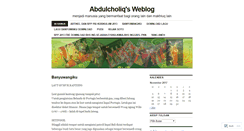 Desktop Screenshot of abdulcholiq.wordpress.com