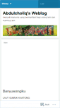 Mobile Screenshot of abdulcholiq.wordpress.com