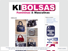 Tablet Screenshot of kibolsas.wordpress.com