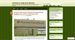 Desktop Screenshot of justiceforraymond.wordpress.com