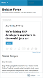 Mobile Screenshot of belajarforexyuk.wordpress.com