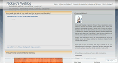 Desktop Screenshot of nickaro.wordpress.com