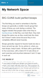 Mobile Screenshot of mynetworkspace.wordpress.com