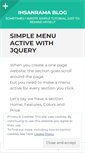 Mobile Screenshot of ihsanrama.wordpress.com