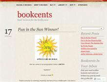 Tablet Screenshot of bookcents.wordpress.com