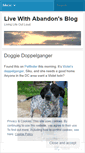 Mobile Screenshot of livewithabandon.wordpress.com