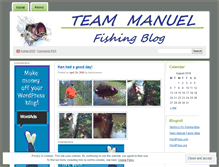 Tablet Screenshot of manuelfishing.wordpress.com