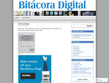 Tablet Screenshot of bitacoradigital.wordpress.com