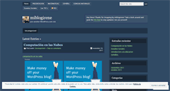 Desktop Screenshot of miblogirene.wordpress.com