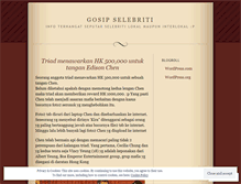 Tablet Screenshot of gosipselebriti.wordpress.com