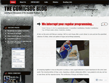 Tablet Screenshot of comicbooksociety.wordpress.com