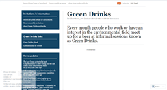 Desktop Screenshot of greendrinksnz.wordpress.com