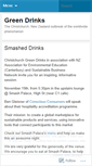 Mobile Screenshot of greendrinksnz.wordpress.com
