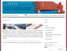 Tablet Screenshot of comerciointernacionalfacea.wordpress.com