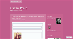 Desktop Screenshot of charliepeace.wordpress.com