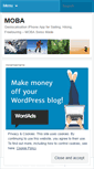 Mobile Screenshot of mobablog.wordpress.com