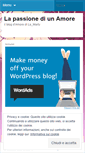Mobile Screenshot of lapassionediunamore.wordpress.com