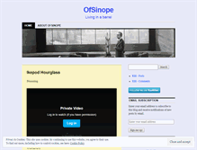 Tablet Screenshot of ofsinope.wordpress.com
