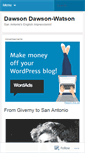 Mobile Screenshot of dawsondawsonwatson.wordpress.com