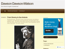 Tablet Screenshot of dawsondawsonwatson.wordpress.com