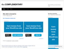 Tablet Screenshot of 4xcomplementary.wordpress.com