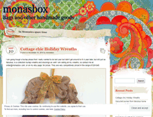 Tablet Screenshot of monasbox.wordpress.com