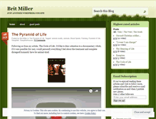Tablet Screenshot of mikeymiller.wordpress.com