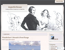 Tablet Screenshot of imperfecthouse.wordpress.com