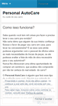 Mobile Screenshot of personalautocare.wordpress.com
