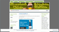 Desktop Screenshot of gilmorelovr.wordpress.com