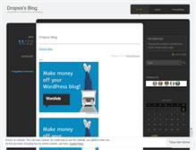 Tablet Screenshot of dropsis.wordpress.com