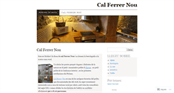 Desktop Screenshot of calferrernou.wordpress.com