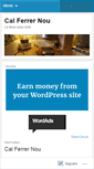 Mobile Screenshot of calferrernou.wordpress.com