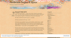 Desktop Screenshot of handmadebuglesbijoux.wordpress.com