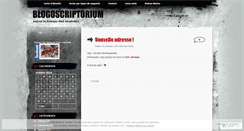 Desktop Screenshot of blogoscriptorium.wordpress.com