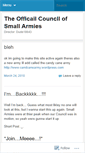 Mobile Screenshot of clubpenguinsmallarmycouncil.wordpress.com