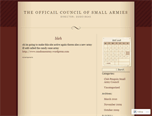 Tablet Screenshot of clubpenguinsmallarmycouncil.wordpress.com