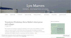 Desktop Screenshot of lynmarven.wordpress.com