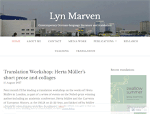 Tablet Screenshot of lynmarven.wordpress.com