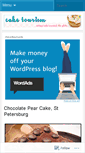 Mobile Screenshot of caketourism.wordpress.com