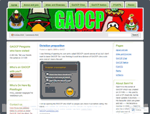 Tablet Screenshot of gaocp.wordpress.com