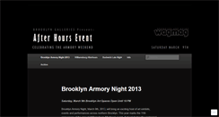 Desktop Screenshot of brooklynarmorynight.wordpress.com